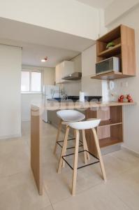 Kuchyň nebo kuchyňský kout v ubytování Comfortable Villa Morra Loft