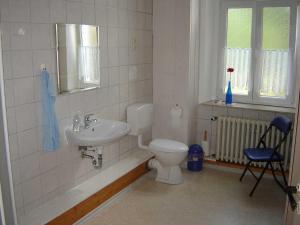 Koupelna v ubytování Privatzimmer - P Krol