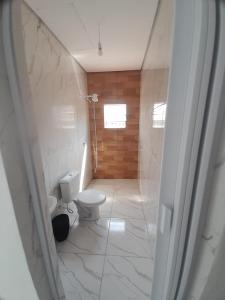 Koupelna v ubytování Casa do Enzo