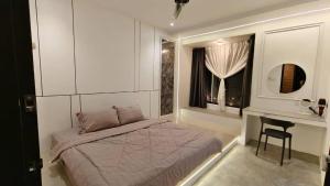 Un pat sau paturi într-o cameră la I Do Farmstay