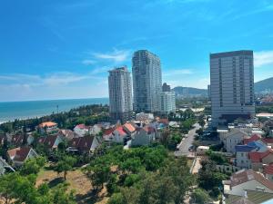 a view of a city with tall buildings at The Sóng An Gia Vũng Tàu- Tropical Apartment in Vung Tau