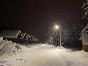 Camping Železná Ruda að vetri til