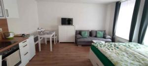 Nhà bếp/bếp nhỏ tại Ubytování v centru Kašperských Hor