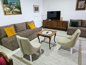 TV a/nebo společenská místnost v ubytování Apartman Juga
