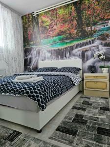 Postel nebo postele na pokoji v ubytování Apartman Juga