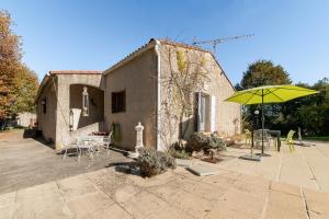 Bygningen som feriehuset ligger i