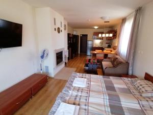 A television and/or entertainment centre at New Inn