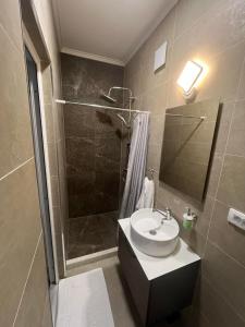 Vannituba majutusasutuses Nego apartmani