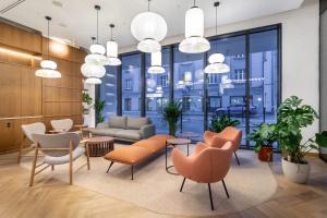 Posezení v ubytování Qubus Hotel Katowice