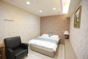 Voodi või voodid majutusasutuse Good Sleep B&B toas