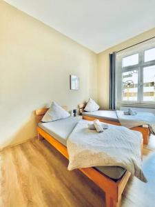 Ένα ή περισσότερα κρεβάτια σε δωμάτιο στο Dortmund City Wohnung 85/3
