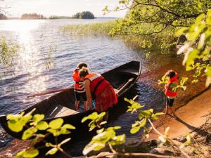 Naturlandskabet i nærheden af feriehuset