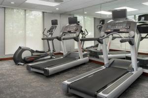 Fitness centrum a/nebo fitness zařízení v ubytování Fairfield Inn & Suites by Marriott Ithaca