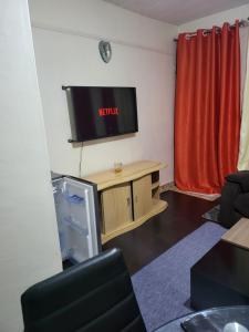 Televisyen dan/atau pusat hiburan di G&G Lavish Homes Nakuru +21 gambar