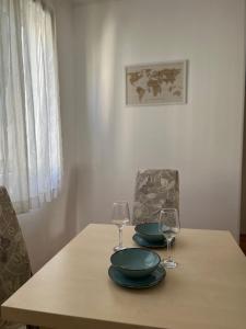Χώρος καθιστικού στο Cozy apartment with the view