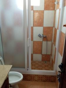 Koupelna v ubytování Appartements Pitaya + 29 fotografií