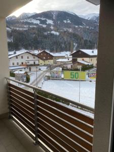 a view from a balcony of a ski resort at Haus Ruach in Sillian