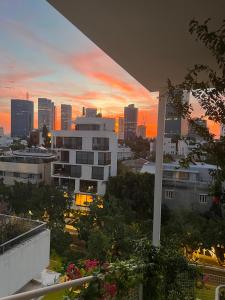 Nespecifikovaný výhled na destinaci Tel Aviv nebo výhled na město při pohledu z hotelu