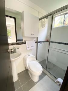 Koupelna v ubytování Apartamento en zona rosa Granada