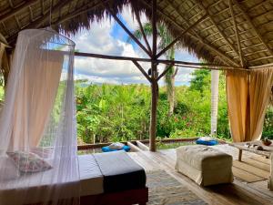 Κήπος έξω από το Samana Ecolodge