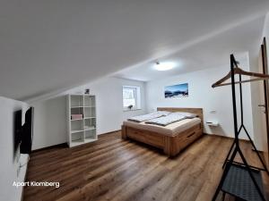 Postel nebo postele na pokoji v ubytování Apart Klomberg