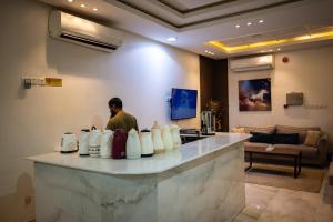 Nápoje v ubytování تارا واحد للشقق المخدومة