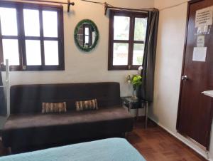 Posezení v ubytování Temazcal casa gema
