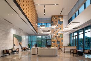 Posezení v ubytování Hilton Garden Inn Shenzhen Guangming Hongqiao Park