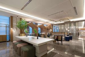 Posezení v ubytování Hilton Garden Inn Shenzhen Guangming Hongqiao Park