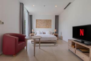 TV/Unterhaltungsangebot in der Unterkunft Taman Mesari Luxury Villas-Seminyak