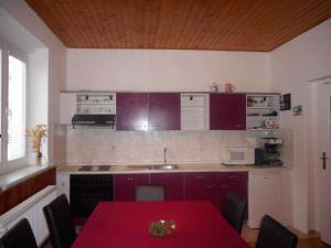 Kuchyň nebo kuchyňský kout v ubytování Holiday home Nove Hamry - Erzgebirge 1646