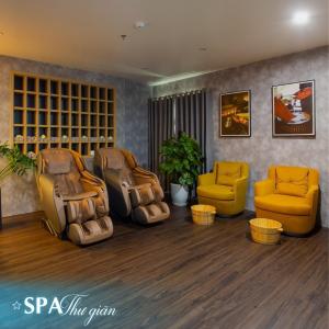 O zonă de relaxare la SeaFront Hotel DaNang