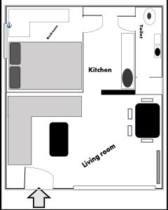 Půdorys ubytování Apartman Sen's
