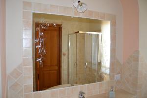Koupelna v ubytování B&B La Pavoncella