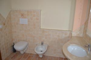 Koupelna v ubytování B&B La Pavoncella
