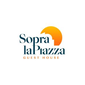 ein Logo für ein Restaurant in einer Pension in der Unterkunft Sopra La Piazza in Agira