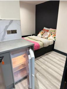 Кровать или кровати в номере Studio apartment
