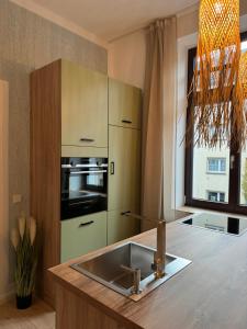 a kitchen with a sink and a stove top oven at H-36 RESIDENCE 1.1 in Koblenz
