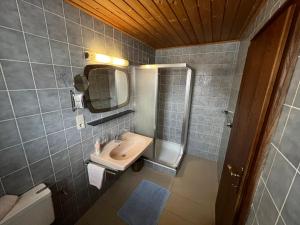 Koupelna v ubytování Pension Aloisl`s Harmonie