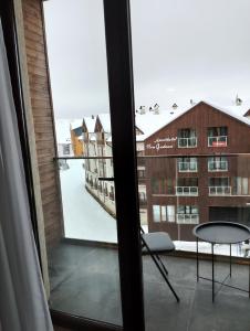 a view from a window of a building at New Gudauri Loft #1,Room 411, 412 in Gudauri