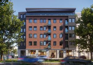 a building with cars in front of it at The Residence 59 in Belgrade