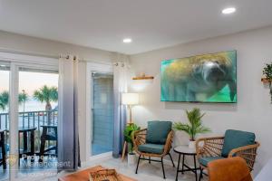 Posezení v ubytování Manatee Point