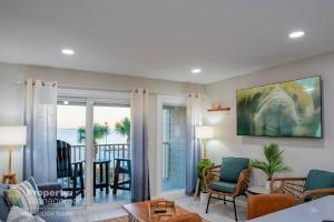 Posezení v ubytování Manatee Point