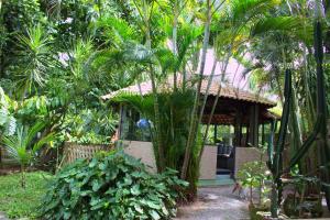 a small house in the middle of a forest at Pousada e SPA Canto do Mar in Guarujá
