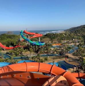 a water park with a water slide at Caribbean Estates-Montego Bay 12 in Port Edward