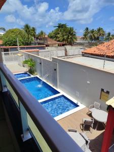 Swimmingpoolen hos eller tæt på Lindo apartamento pé na areia em Cabo Gaibú prox Porto de galinhas