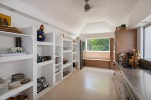 Dapur atau dapur kecil di Domaine MEL à Saint Jean
