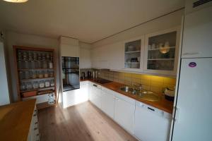 Kuchyň nebo kuchyňský kout v ubytování Sonniges Haus bei Bern