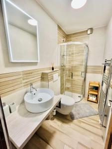 Kúpeľňa v ubytovaní Vila Jensen