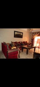 Istumisnurk majutusasutuses RESIDENCE HAMZA Cosy appartement only family à Gueliz